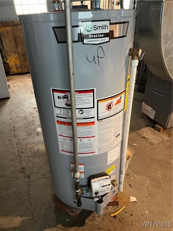 110 Weyand Ave, Buffalo, NY 14210 - utility room with gas water heater