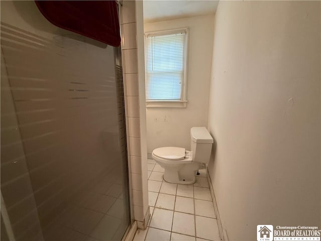 67 Harriet St, Allegany, NY 14706 - full bath with tile patterned floors and a shower stall