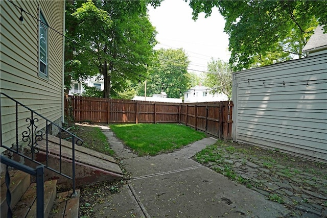 362 Euclid Ave, Elmira-City, NY 14905 - fenced backyard featuring a patio