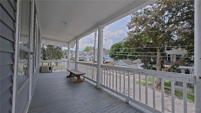 900 Sherman Pl, Utica, NY 13502 - deck featuring a residential view