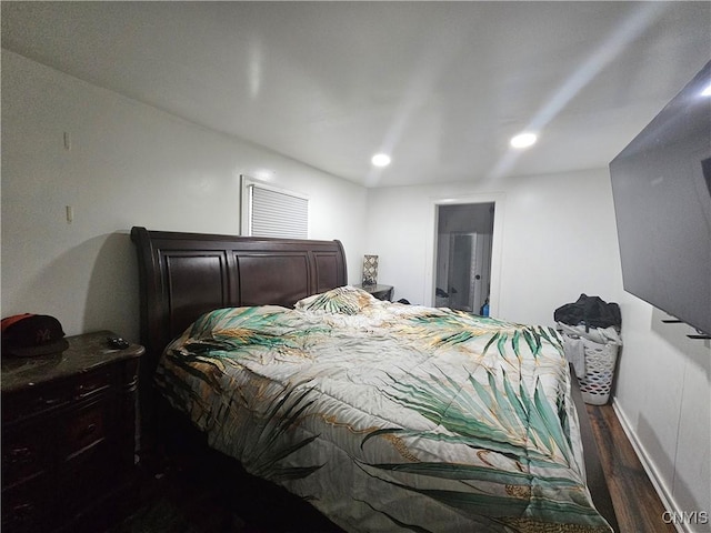 6 Bryant St, Utica, NY 13502 - bedroom featuring wood finished floors and recessed lighting