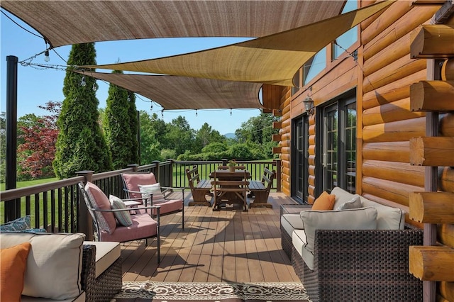5600 State Route 81, Greenville, NY 12083 - deck with outdoor lounge area