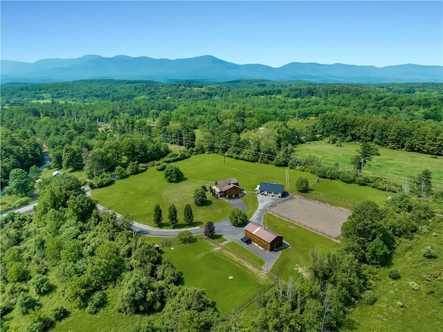5600 State Route 81, Greenville, NY 12083 - overview of rural landscape with a forest and mountains