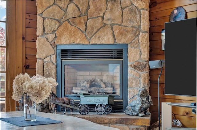 5600 State Route 81, Greenville, NY 12083 - detailed view of a stone fireplace