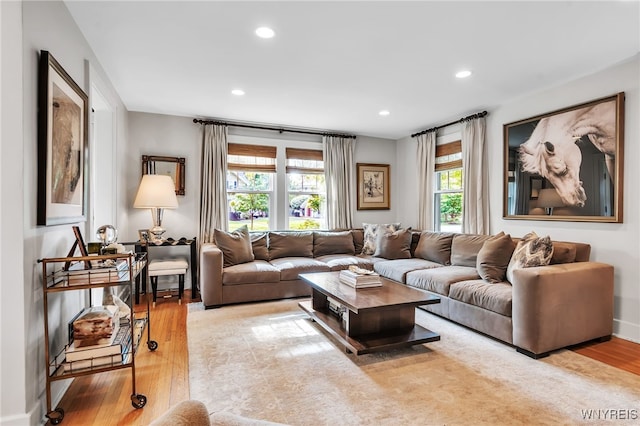 87 Garrison Rd, Amherst, NY 14221 - living room with wood finished floors and recessed lighting