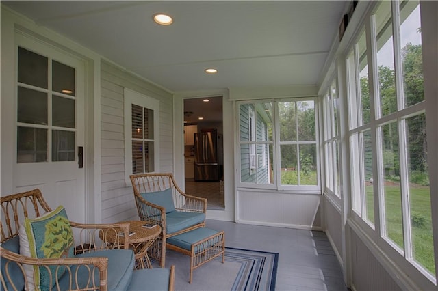 7689 State Highway 80, Springfield, NY 13468 - sunroom featuring recessed lighting