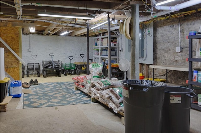 7689 State Highway 80, Springfield, NY 13468 - unfinished below grade area featuring electric panel