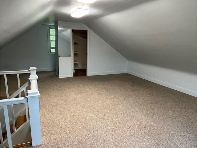 7 Orchard Pl, Bradford-City, PA 16701 - additional living space featuring carpet floors and vaulted ceiling
