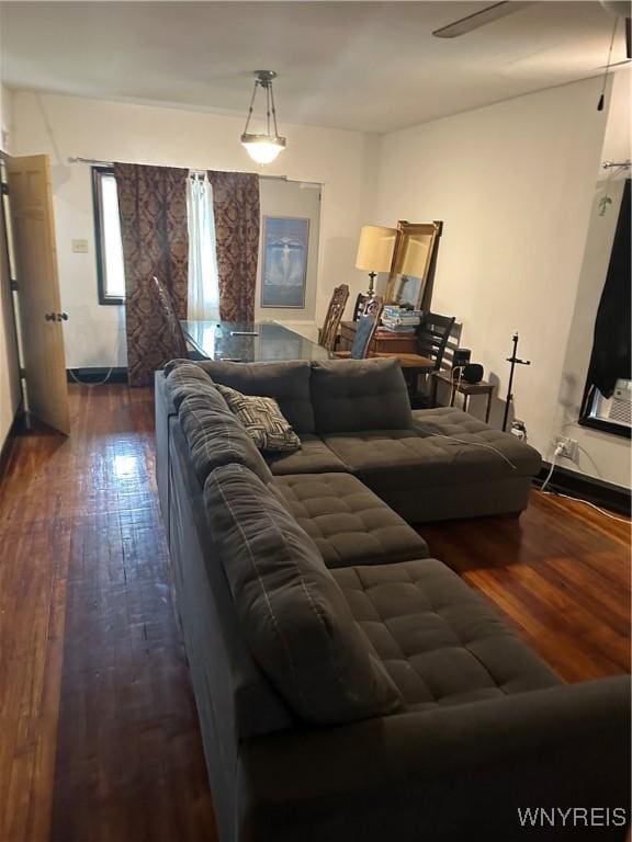995 Tonawanda St, Buffalo, NY 14207 - living room featuring dark wood-style floors