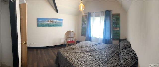995 Tonawanda St, Buffalo, NY 14207 - bedroom featuring wood finished floors and lofted ceiling