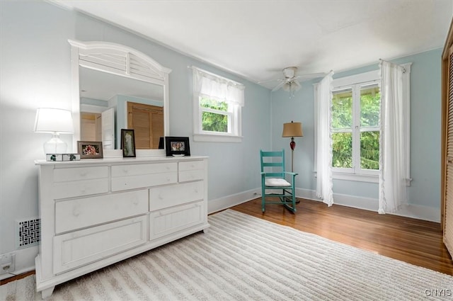 3864 Bristol Rd, Kirkland, NY 13323 - living area with light wood-style floors and a ceiling fan