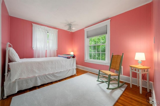 3864 Bristol Rd, Kirkland, NY 13323 - bedroom with wood finished floors and a ceiling fan