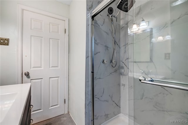 2776 Forest Ave, Niagara Falls, NY 14303 - full bath with a marble finish shower and vanity