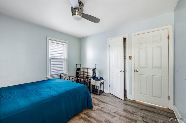 2776 Forest Ave, Niagara Falls, NY 14303 - bedroom with wood finished floors and ceiling fan