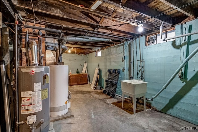 2776 Forest Ave, Niagara Falls, NY 14303 - below grade area featuring gas water heater