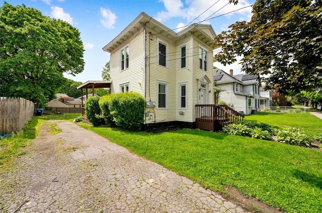 37 Nelson St, Auburn, NY 13021 - view of home's exterior featuring driveway