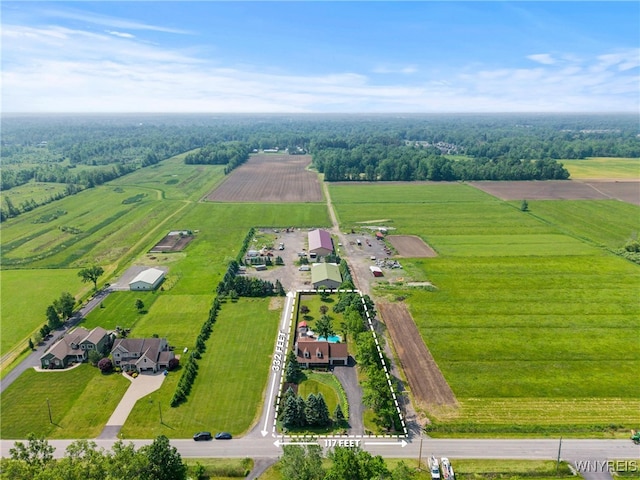 8345 Lapp Rd, Clarence, NY 14051 - aerial view of sparsely populated area featuring rows of crops