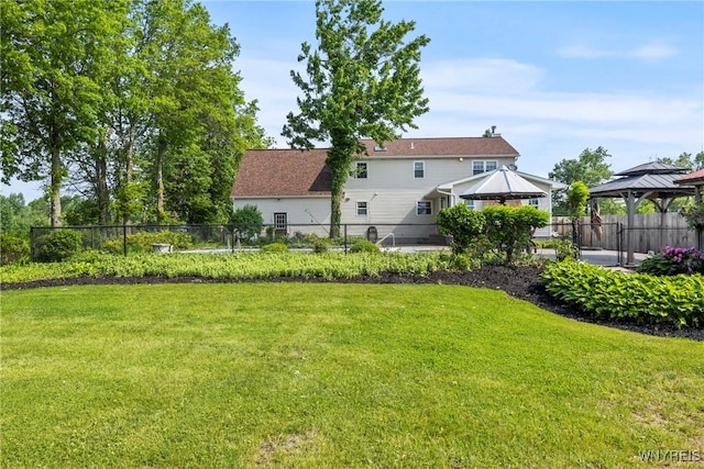 8345 Lapp Rd, Clarence, NY 14051 - view of yard featuring a gazebo