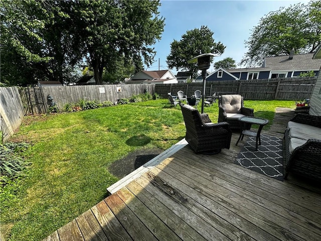 22 Orchard Rd, Greece, NY 14612 - deck with a fenced backyard