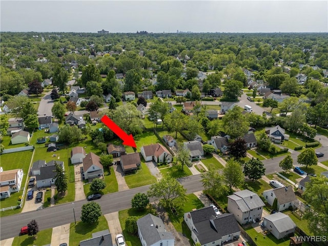 55 Spruce Rd, Amherst, NY 14226 - aerial perspective of suburban area
