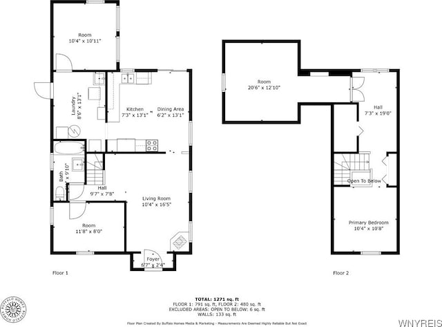 55 Spruce Rd, Amherst, NY 14226 - view of property floor plan