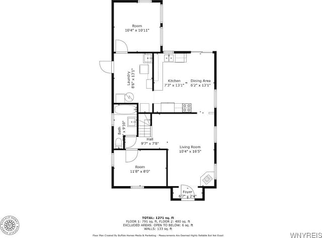 55 Spruce Rd, Amherst, NY 14226 - view of home floor plan