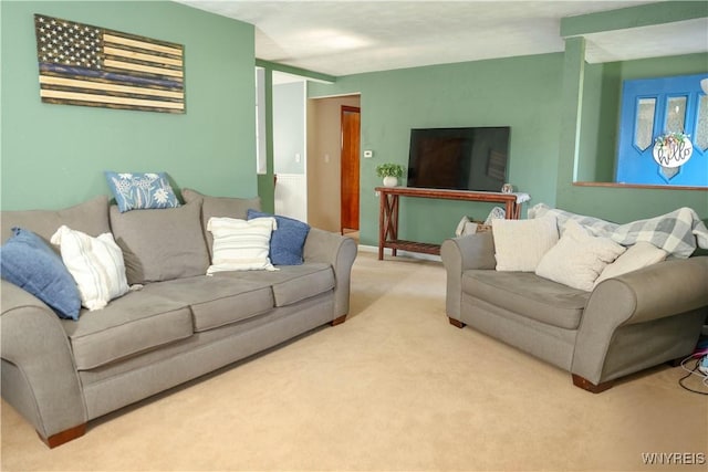 1422 Master St, North Tonawanda, NY 14120 - living room featuring carpet floors