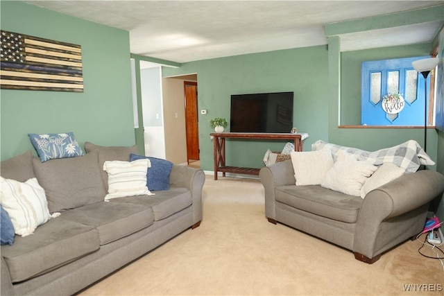 1422 Master St, North Tonawanda, NY 14120 - living room featuring carpet flooring