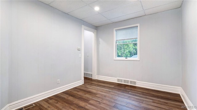 63 Briggs Ave, Buffalo, NY 14207 - unfurnished room with dark wood-style flooring and baseboards