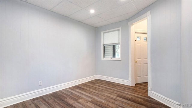 63 Briggs Ave, Buffalo, NY 14207 - spare room with dark wood-type flooring and baseboards