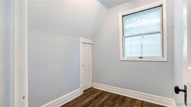 63 Briggs Ave, Buffalo, NY 14207 - bonus room with dark wood-type flooring, plenty of natural light, and lofted ceiling