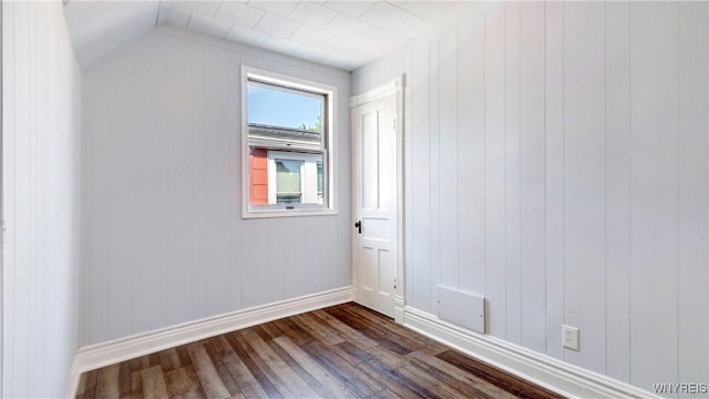 63 Briggs Ave, Buffalo, NY 14207 - bonus room featuring dark wood-style flooring and wooden walls
