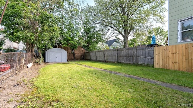 63 Briggs Ave, Buffalo, NY 14207 - fenced backyard featuring a shed