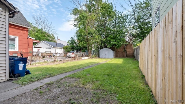 63 Briggs Ave, Buffalo, NY 14207 - fenced backyard featuring a shed