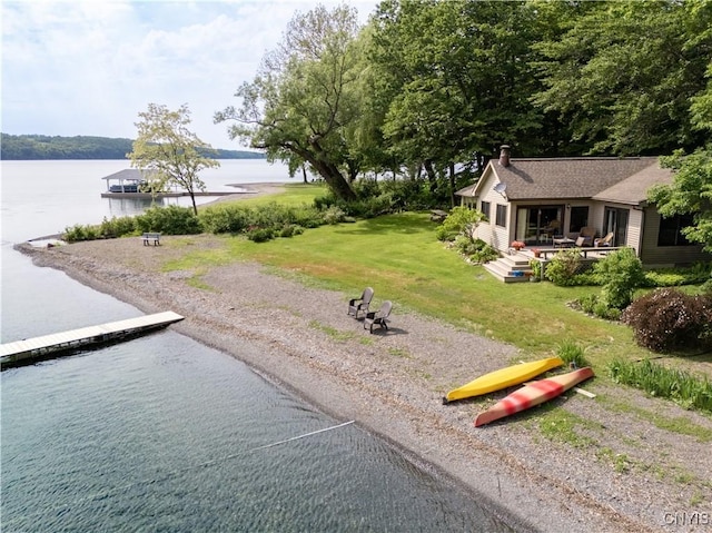 3271 Lanning Rd, Spafford, NY 13152 - view from above of property featuring a nearby body of water