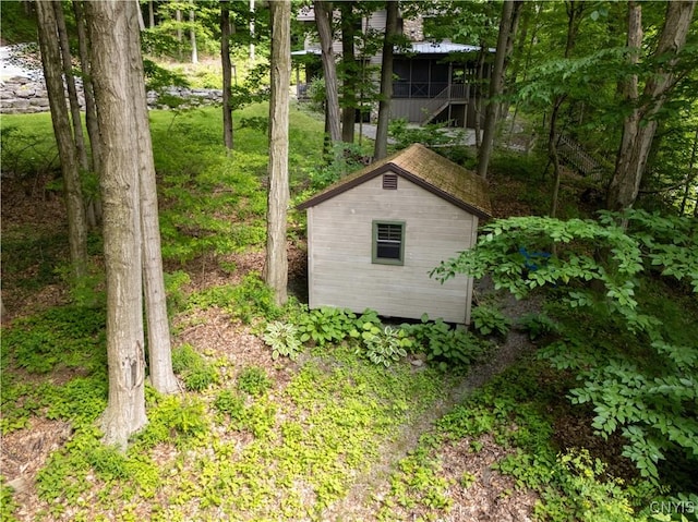 3271 Lanning Rd, Spafford, NY 13152 - view of shed