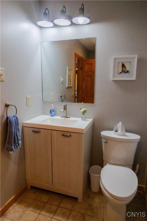 3271 Lanning Rd, Spafford, NY 13152 - half bath with vanity and tile patterned floors