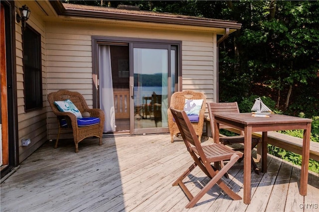 3271 Lanning Rd, Spafford, NY 13152 - deck with outdoor dining space