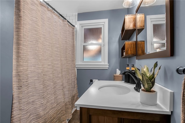 847 Starin Ave, Tonawanda-Town, NY 14223 - bathroom featuring vanity and a shower with shower curtain
