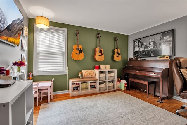 847 Starin Ave, Tonawanda-Town, NY 14223 - sitting room with ornamental molding and wood finished floors
