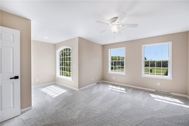 4244 County Line Rd, Skaneateles, NY 13152 - empty room with carpet flooring and a ceiling fan