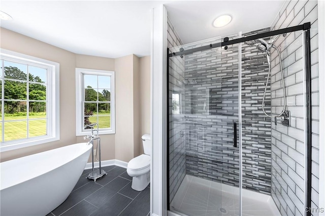 4244 County Line Rd, Skaneateles, NY 13152 - full bath featuring a soaking tub and a stall shower