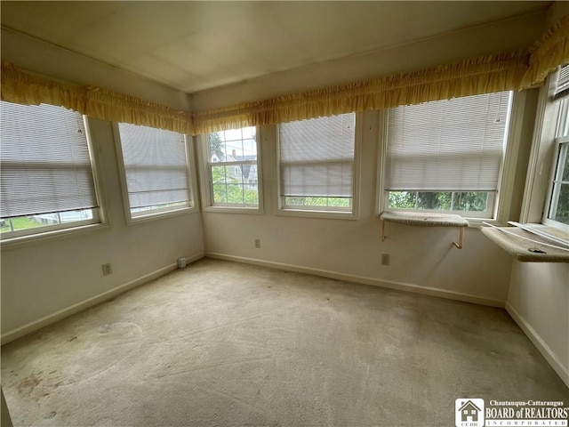 102 Broadhead Ave, Jamestown, NY 14701 - unfurnished sunroom featuring carpet and plenty of natural light