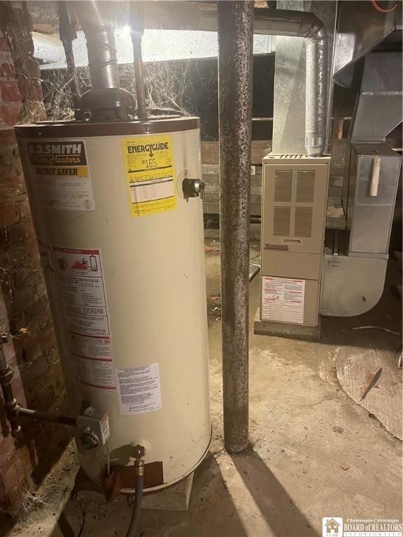 102 Broadhead Ave, Jamestown, NY 14701 - utilities with water heater and heating unit