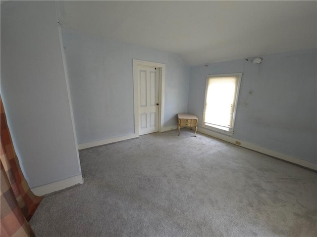 17 Lake St, Mount Morris, NY 14510 - spare room with carpet and lofted ceiling