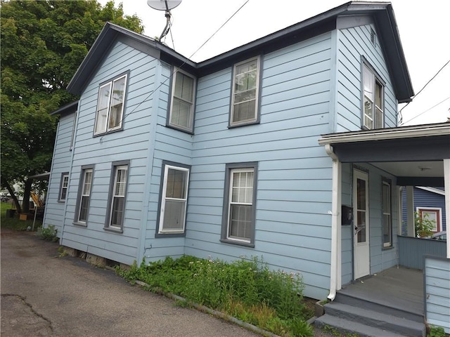 17 Lake St, Mount Morris, NY 14510 - view of property exterior with covered porch