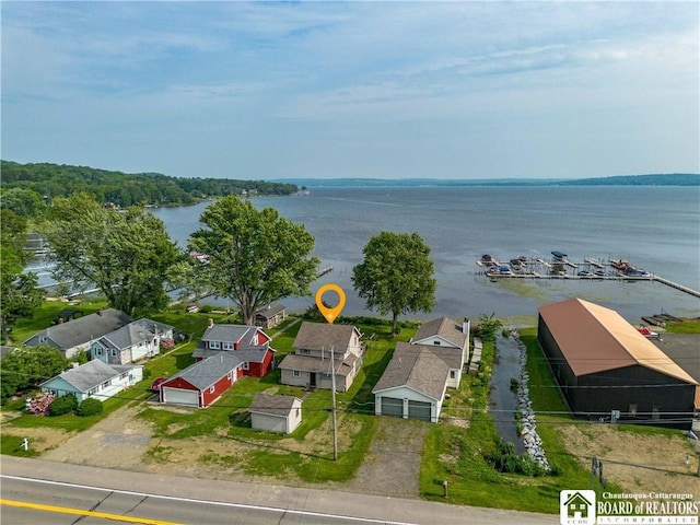 3971 Rte 430, Ellery, NY 14712 - aerial perspective of suburban area with a large body of water