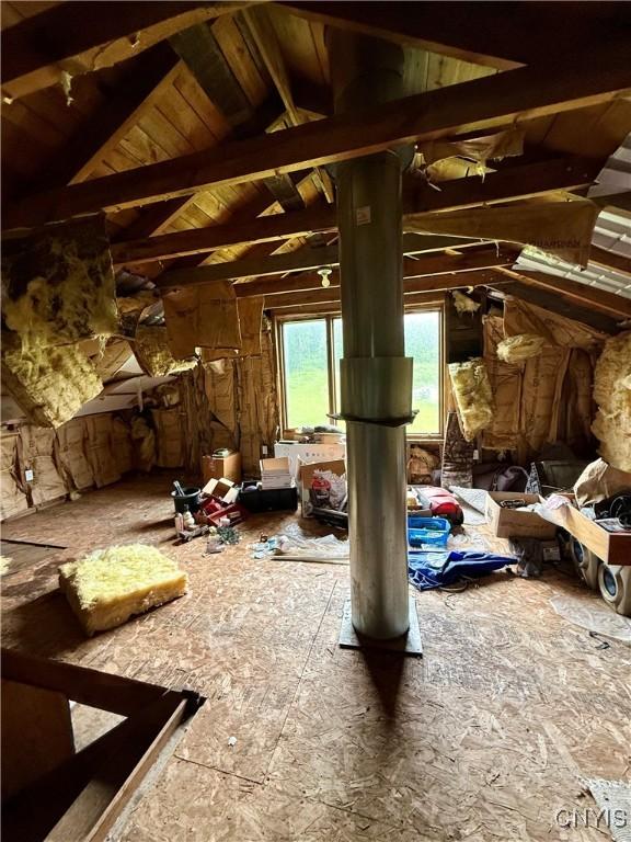 301 Pigeon Hill Rd, Plymouth, NY 13844 - view of attic
