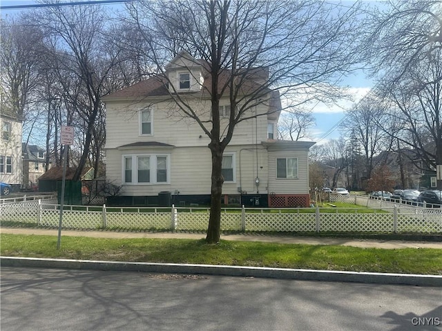 101 Avondale Pl, Syracuse, NY 13210 - american foursquare style home with a fenced front yard