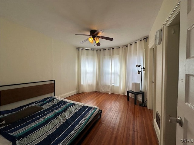 101 Avondale Pl, Syracuse, NY 13210 - bedroom with wood-type flooring and ceiling fan